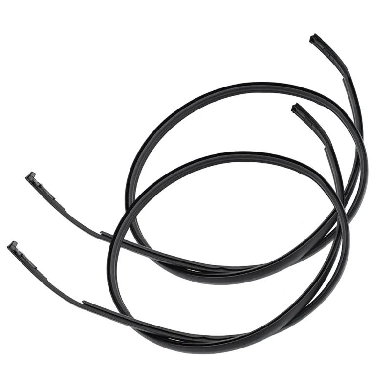 

2pcs Weather Sealing Strips 75551-52160 75552-52140 for Sedan 2007-2011 Left Right Side Roof Drip Moulding Trim Set 1