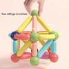 Colorful Magnetic Building Blocks Set Children's 3D STEM Educational Toy Safe ABS Material Fun Stacking Toy Preschooler Gift
