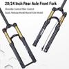 Bicycle Forks High-Performance Bike Suspension Forks - Aluminum Alloy Quick Release/Barrel Axle