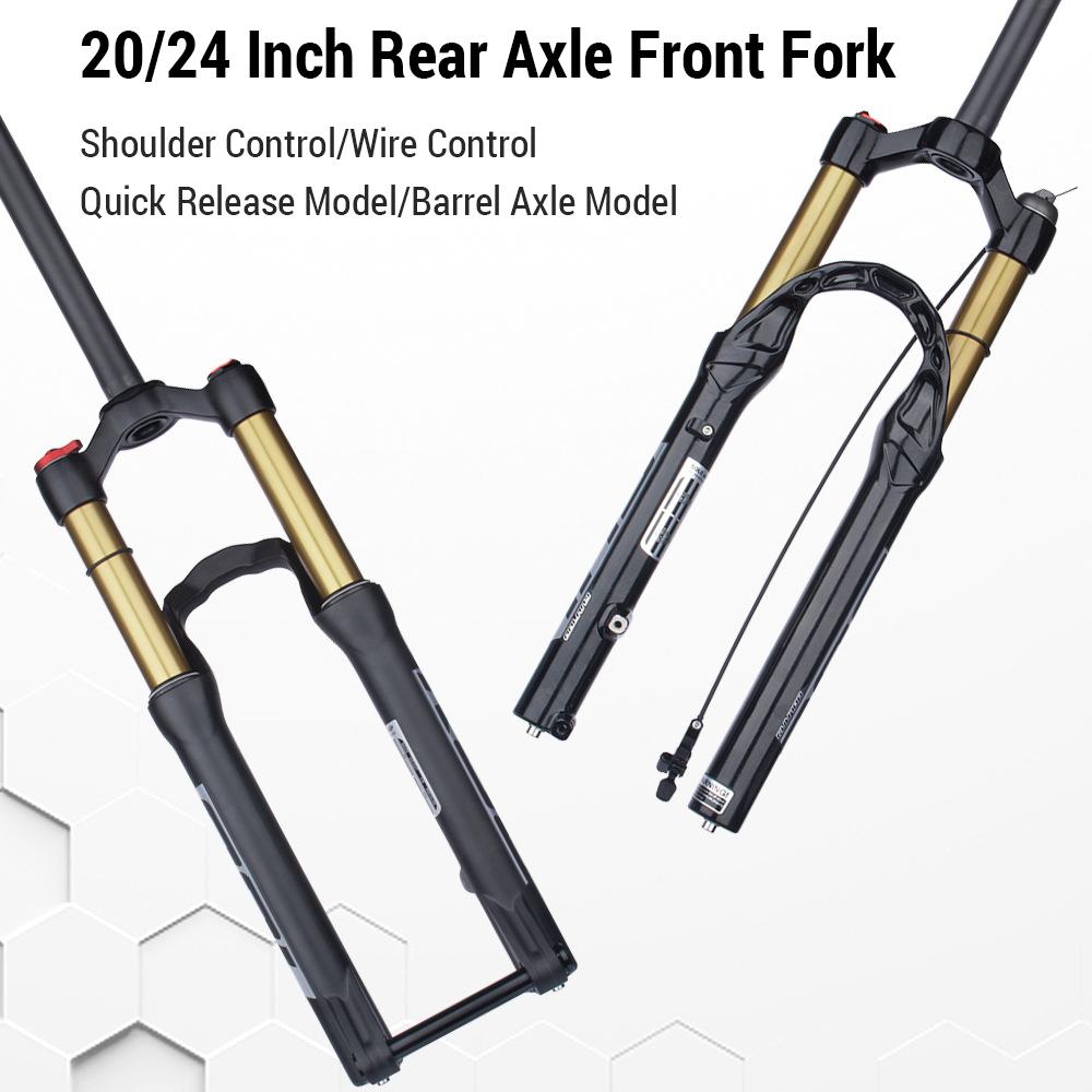 Bicycle Forks High-Performance Bike Suspension Forks - Aluminum Alloy Quick Release/Barrel Axle