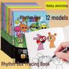 Music Rhythm Line Drawing & Tracing Book: Children's Coloring & Doodling Practice