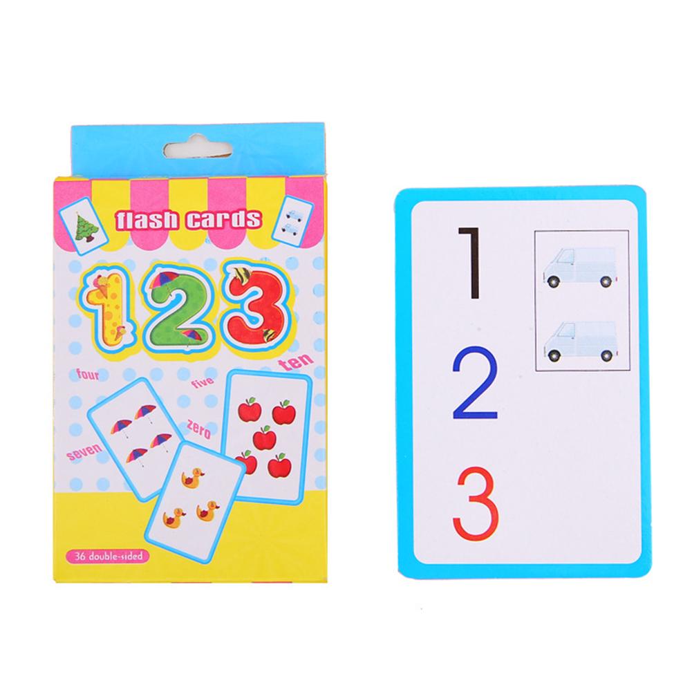 2ks Abeceda Flashcard Výuková angličtina Děti čísla