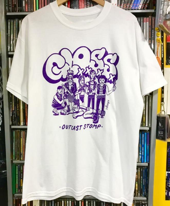 NEUES GLOSS Band Outcast Stomp Schwer Baumwolle Weiß S-5XL T-Shirt CM674