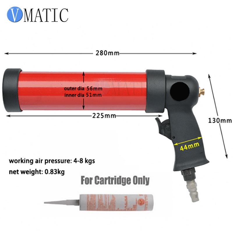 Free Shipping Pneumatic Caulking Glass Glue Gun 310Ml With Cartridge 0