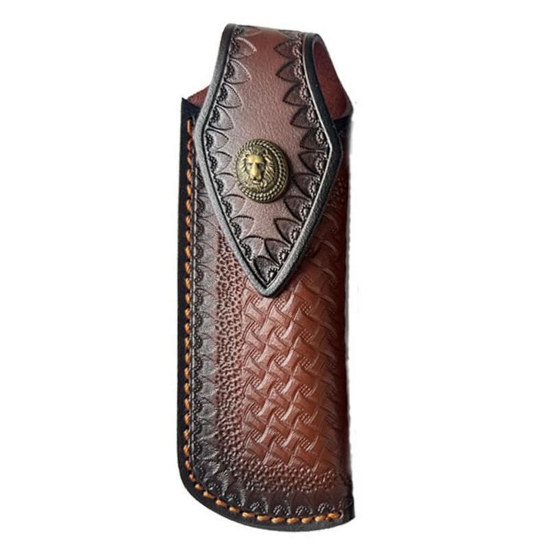 

Leather Knifed Holsters Knifed Collection Bag Travel Friendly Knifed Cover for Outdoor Gears Accessories 1