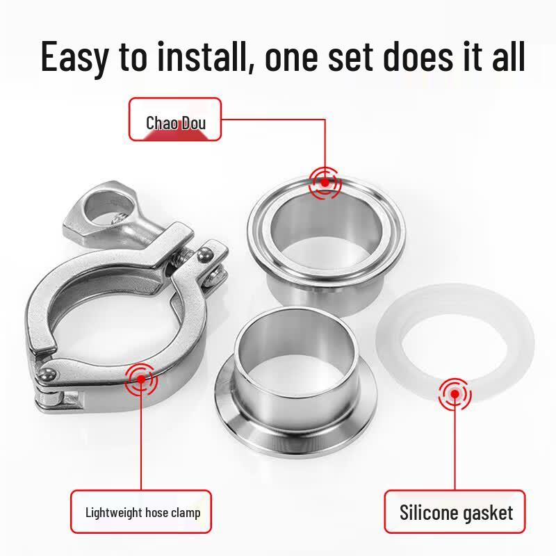Jiangyi 304 Stainless Steel Quick-Release Clamp Connector Kit