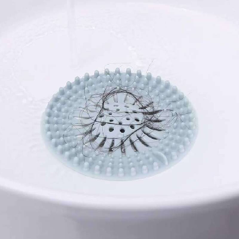 Silicone Drain Cover With Hair Filter For Bathroom Kitchen Preventing Clogs Nonslip Mat