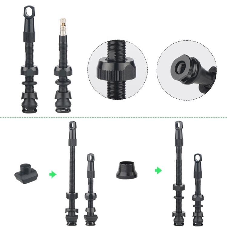 Durability Aluminum Valves Stem Reliability Aluminum Alloys Valves for Enthusiasts and Professional Cyclists