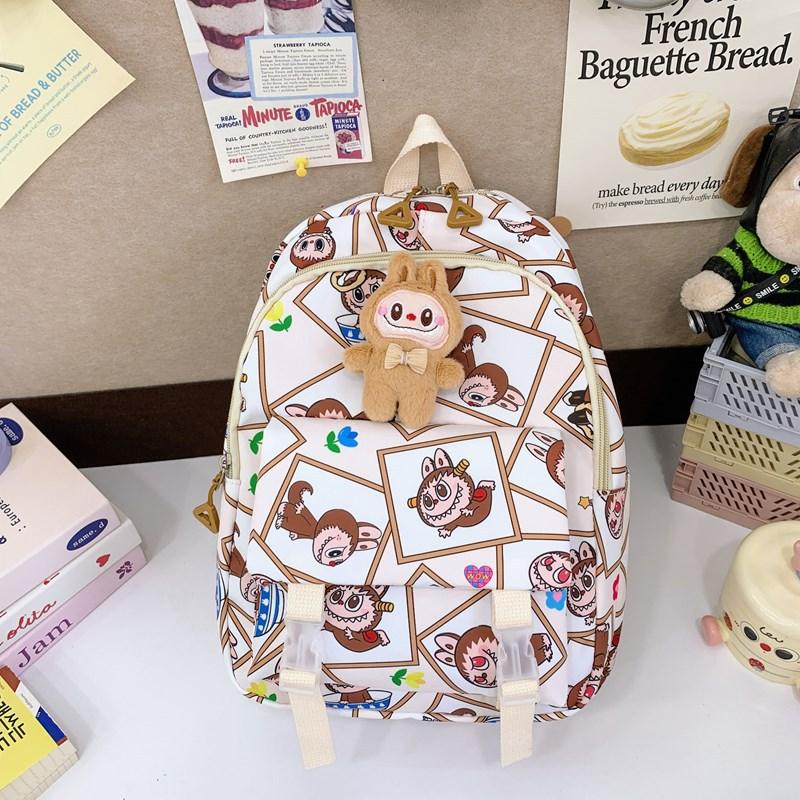 Large Capacity Primary School Schoolbag Cartoon Animation Cute Printed Boys And Girls Backpack Children'S Backpack