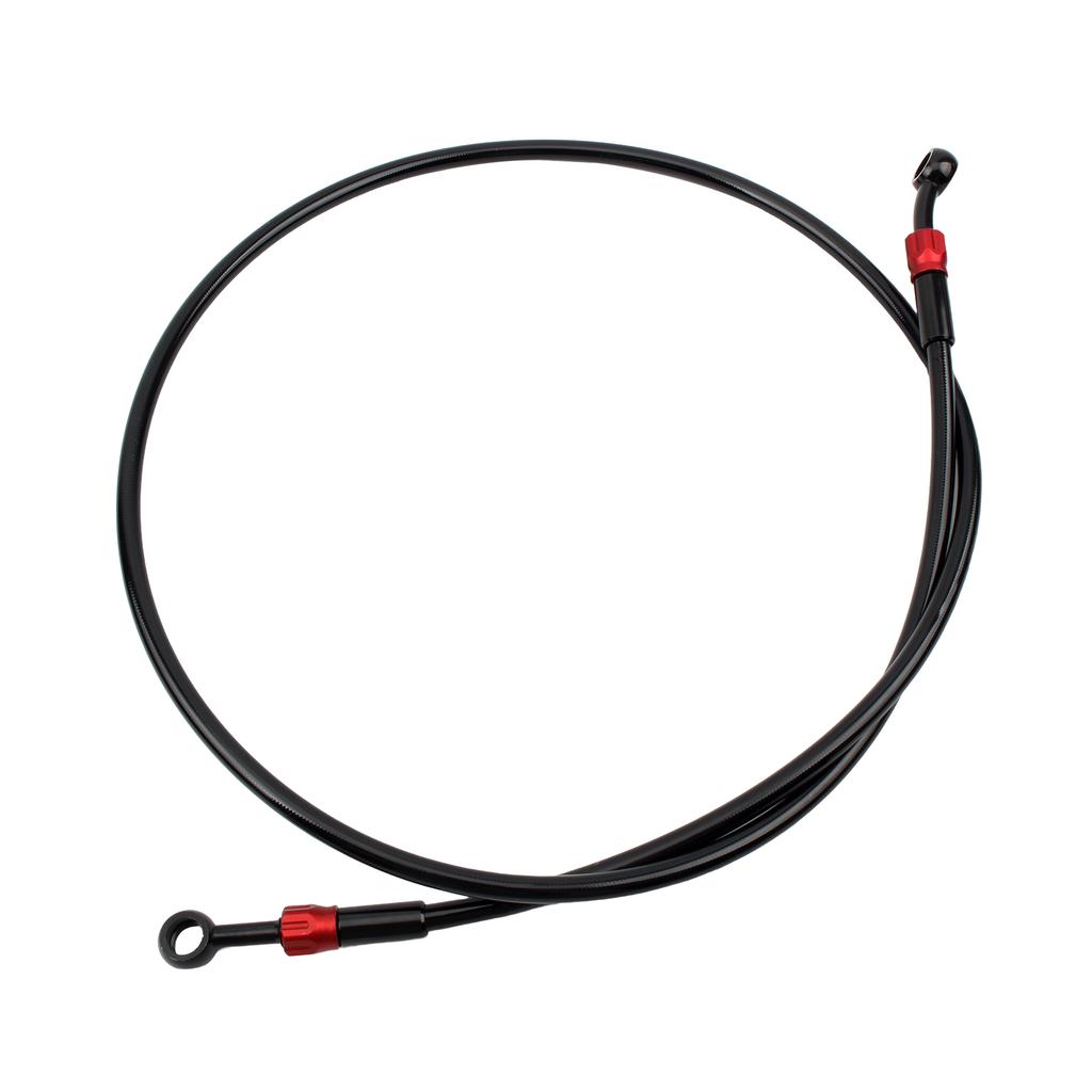 Motorcycle Brake Hose Oil Tube 120cm M10 for Kawasaki YAMAHA Honda Stainless Steel Braided Brake ATV Dirt Bike Street Racing