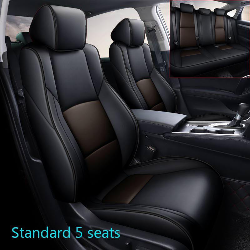 Custom Styling Car Seat Covers For Honda Accord 2018 2019 2020 2025 2025-10th Generation Protective Premium Leather Accessories