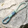 Braided Rope Water Bottle Lanyard Zinc Zinc Alloy Carabiner Hook Essential Key Chain Lanyard  Mountaineering