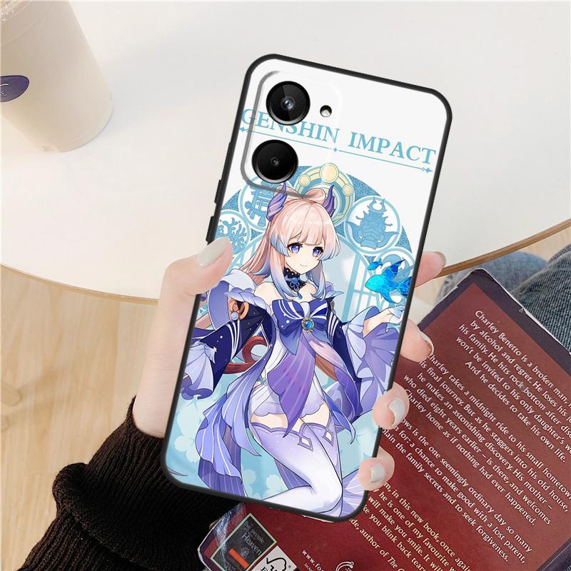 Sangonomiya Kokomi Genshin Impact Case For Realme GT 7 Pro GT 6T 6 5 C55 C53 C51 C21Y C25S C61 C67 C75 10 11 12 13 14 Pro Plus