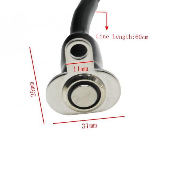 LMoDri 3 Color Lights Motorcycle Switch ON-OFF Handlebar Adjustable Mount Waterproof Switches Button 12V Headlight