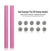 10-Piece Nail Art Silicone Stamp & Dotting Pen Set: DIY Flowers & Doodles
