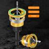 Countersink Drill Bit Set Adjustable Depth Stop Drill Bits Adjustable Hex Wrench Spiral Flute HSS M2 High Speed Steel 4-Edge Drill Bits