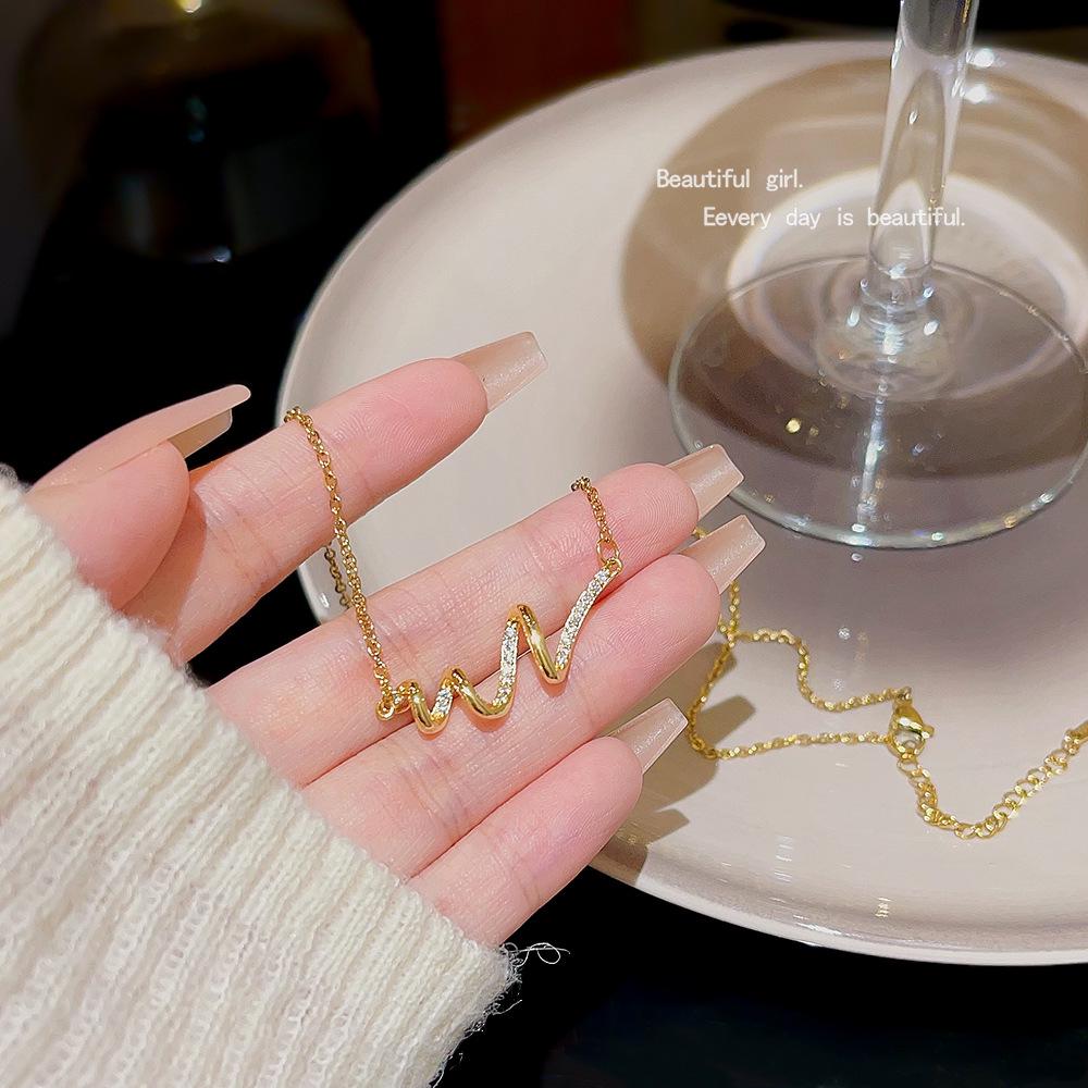 Korean Minimalist Geometric Choker - Titanium Steel Clavicle Necklace