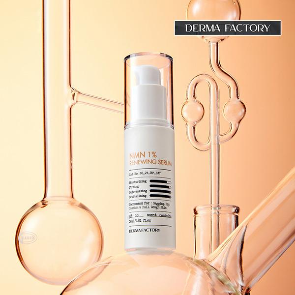 

[DERMA FACTORY] Vegan Certified NMN 1% Renewing Serum 30ml NMN 1% Renewing Serum 30ml