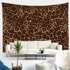 1pc Leopard Print Tapestry  Brown Cheetah Wildlife Fur Pattern  Modern Abstract African Animal Wall Decor Flat Print