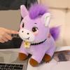 Horse Doll Plush Toy Year of The Horse Auspicious Meaning Keychain Pendant PP Cotton Filling Doll Home Car Decor