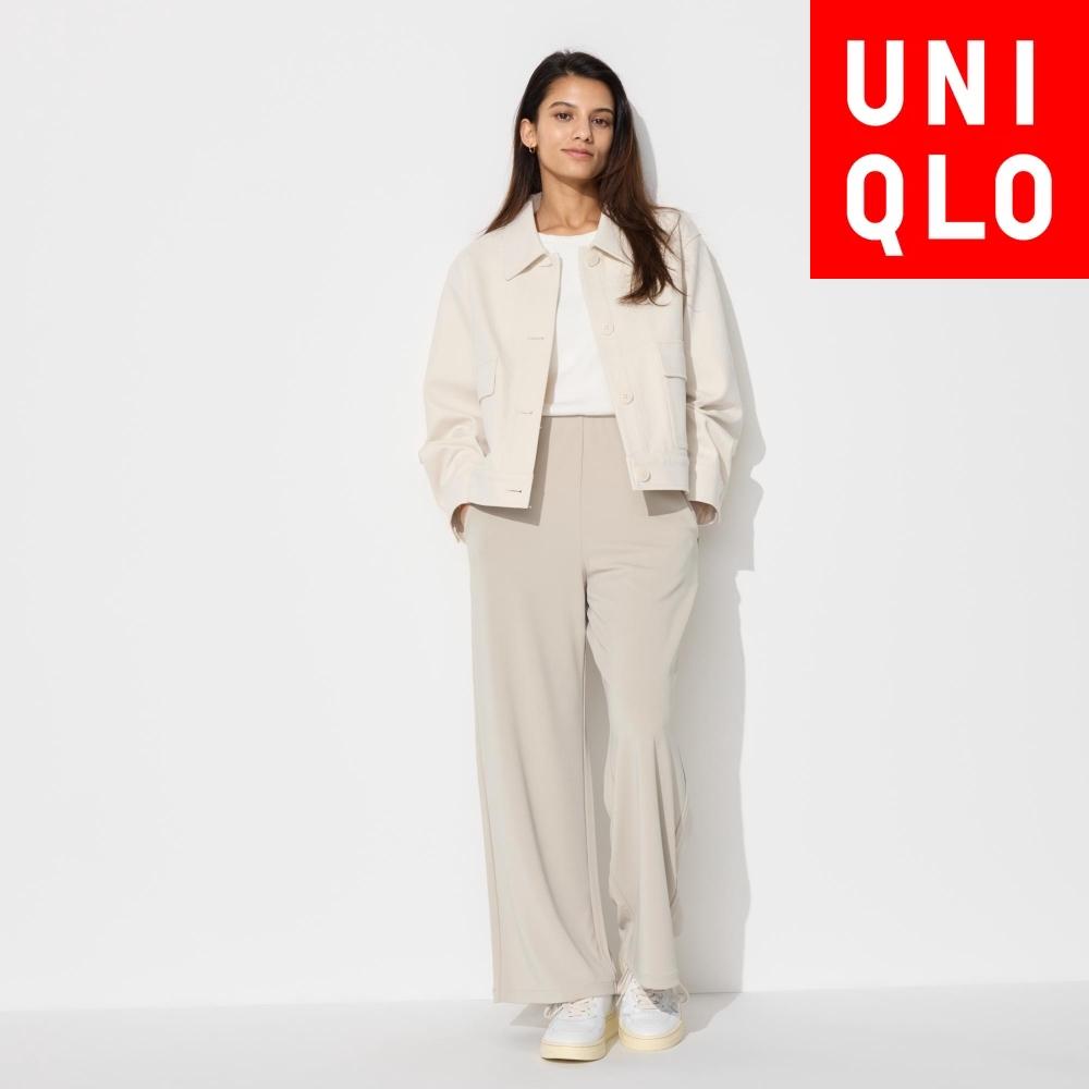 

UNIQLO JAPAN прямые брюки из креп-джерси, короткие