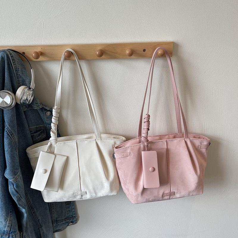 Spring fashion large-capacity shoulder commuter bag women's bag 2025 new simple support bag versatile underarm bag ins