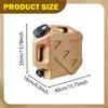 Water Container with Faucet Barrel Carrier Bucket Jug for Camping Picnic Fishing