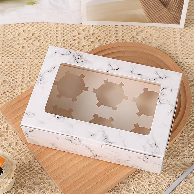 Snow Mochi Egg Tart Cupcake Packaging Boxes