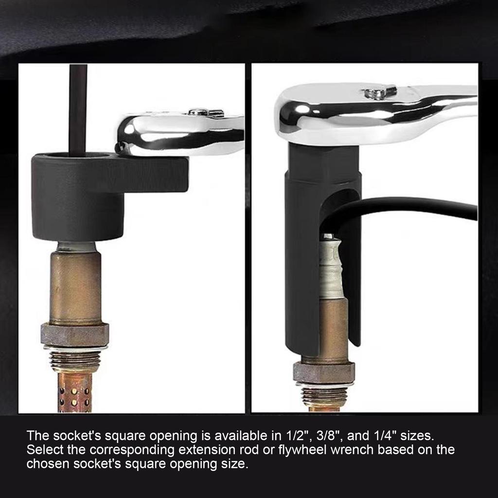 O2 Oxygen Sensor Socket Set with Storage Case Compact Automotive Repair Tool for Car Truck Trailer Pickup, Men Father Mechanic