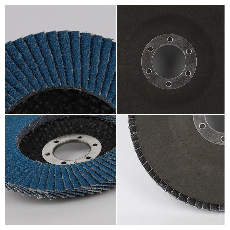 5'' 125mm Metal Sanding Flap Discs Angle Grinder Wheels Blade 40/ 60/80/120grit Flap Sanding Disc Angle Grinder Grinding Wheel