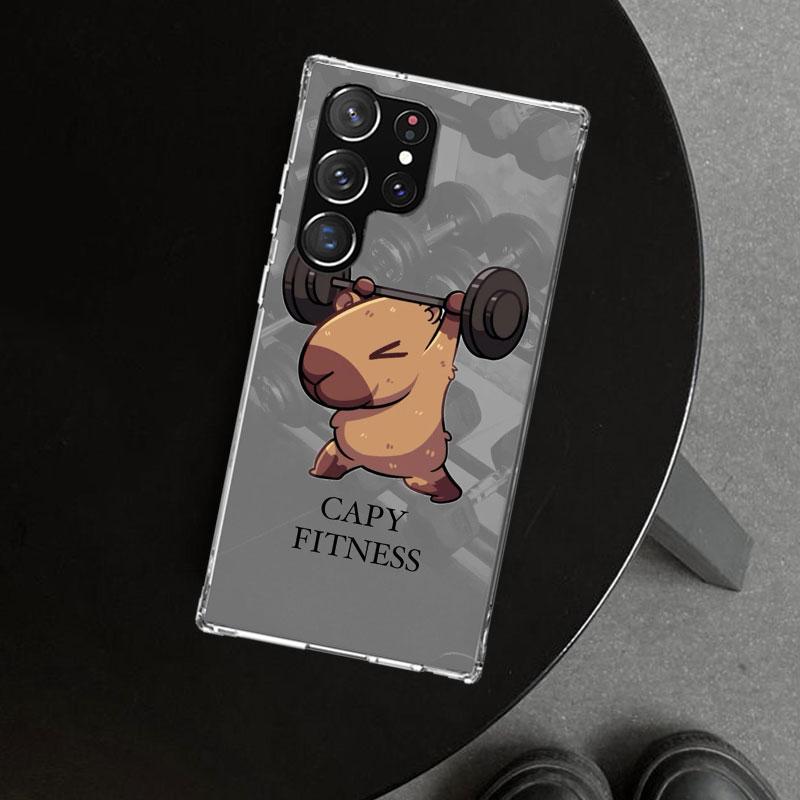 Bunny Capybara Cartoon Animal Phone Case Cover for Samsung Galaxy S26 S25 Edge S24 S23 Ultra S22 Plus S21 FE S20 + Art Customize