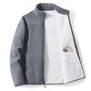 Boys and Women's Double-Sided Coral Fleece Jacket - Warm, Thickened Autumn/Winter Cardigan for Outdoor Use