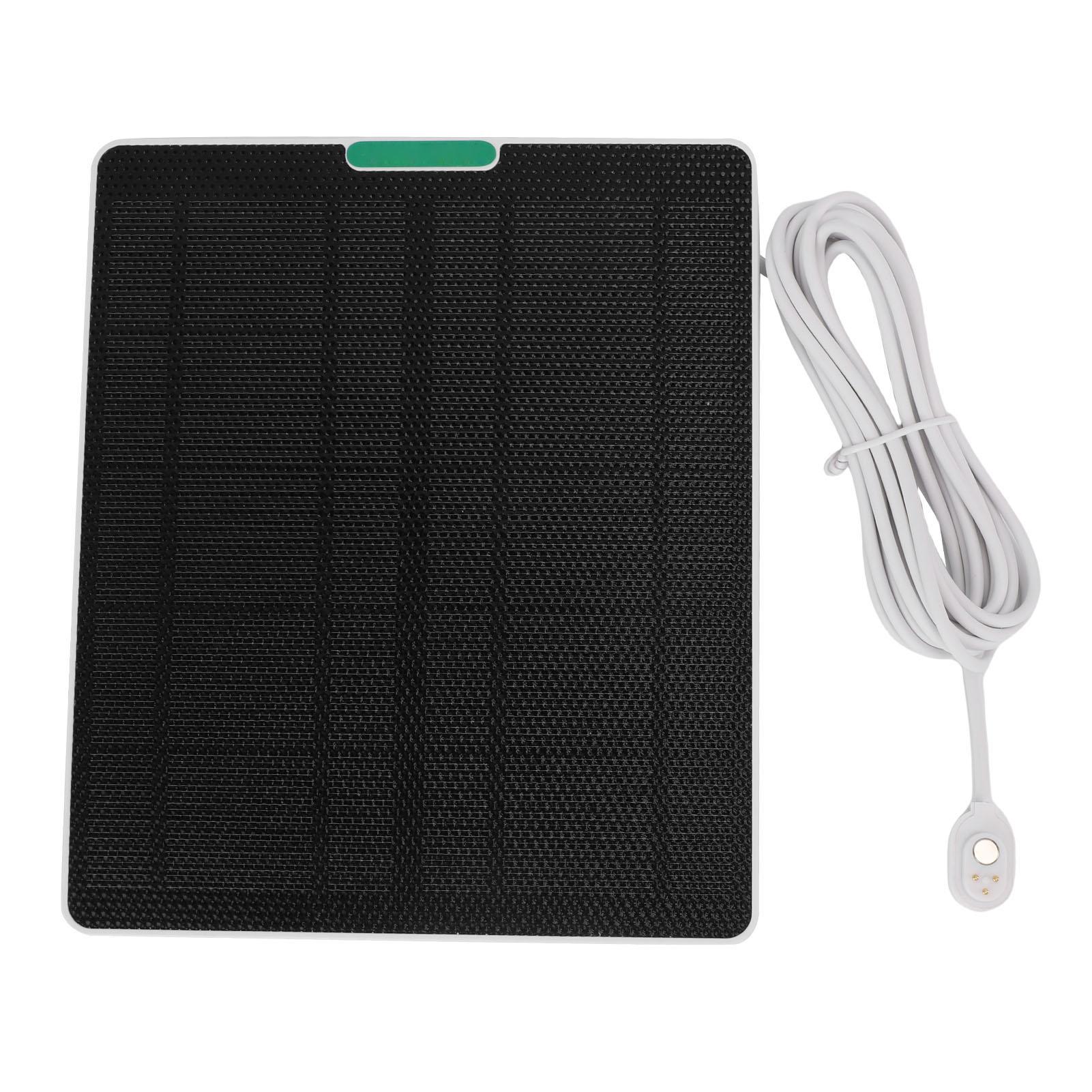 

10W Solar Panel Fit for Arlo Pro 5S Security Camera ETFE Monocrystalline Silicon Security Camera Solar Panel Charger White