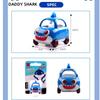Pinkfong Babyshark Mini Metal Car Pinkfong Daddy Mommy Baby William
