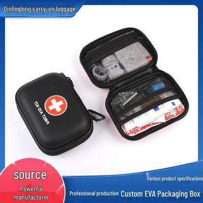Portable EVA Medical First Aid Kit for Business, Travel, Camping, and Outdoor Emergencies