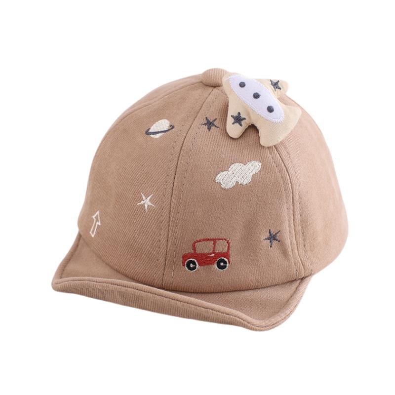 Children's Super Cute Cartoon Car Stereo Aircraft Soft Hat