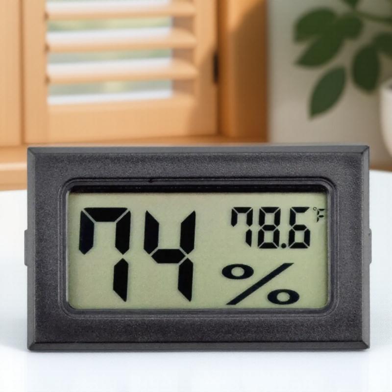 

Digital Electronic Thermometer Hygrometer Home Indoor Temperature Humidity Monitoring Device
