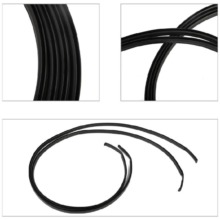 1 Pair Vehicle Roof Trim Durable Rubber Strips Reliable Weatherstrip 7555252190
