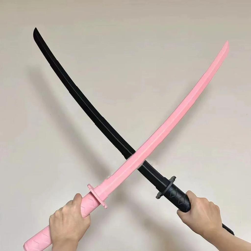 3D Printed Fidget Toy  Retractable Samurai Sword Toy Plastic Telescopic Katana Cosplay Props Party Birthday Gifts For Kids