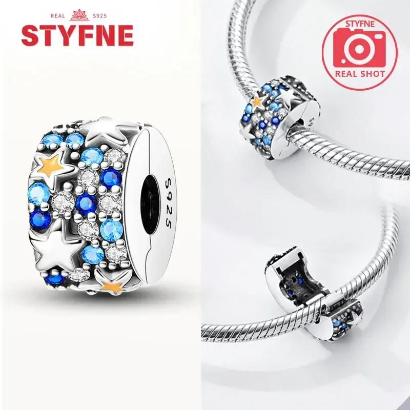 Women Bracelet Diy Fine Jewelry Gifts Original Charms Beads Copper Ocean Series Blue Turtle Starfish Shell Pendants