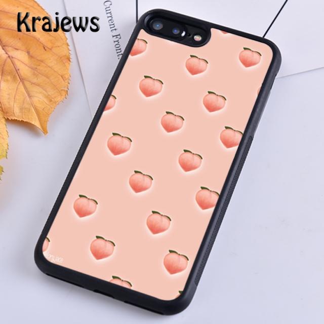 Krajews Pink Peach Soft Phone Case Cover For IPhone 18 17 Air 16 15 14 Plus 11 12 13 Pro Max Coque Shell Fundas
