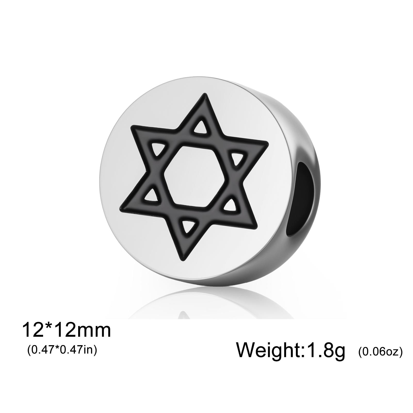 

Teamer 5pcs/Lot Star Of David Charms Stainless Steel Pendant For Necklace Bracelet Making Jewelry Gift Wholesale 2026 New