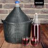KADAX Glass Bottle 2L For Liqueur Juice Wine With Cork