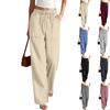 Damen Sport Fitnesshose Lässige Lockere Elastische Jogginghose Gerade Hose Mit Weitem Bein Freizeithose Yogahose