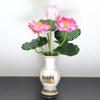 Small Lotus Lily Fake Flowers Decoration for Home & Buddha Offerings