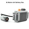 Legoeds-compatible MOC Technical Power Functions M Motor 8883 Modified Remote Control Power Group Train Lithium Battery Box 9686