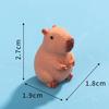 Simulation 7pcs/Set Capybara Figure Toy Mini Figurine Desktop Decoration Model Ornaments Doll Garden Home Desktop Decoration