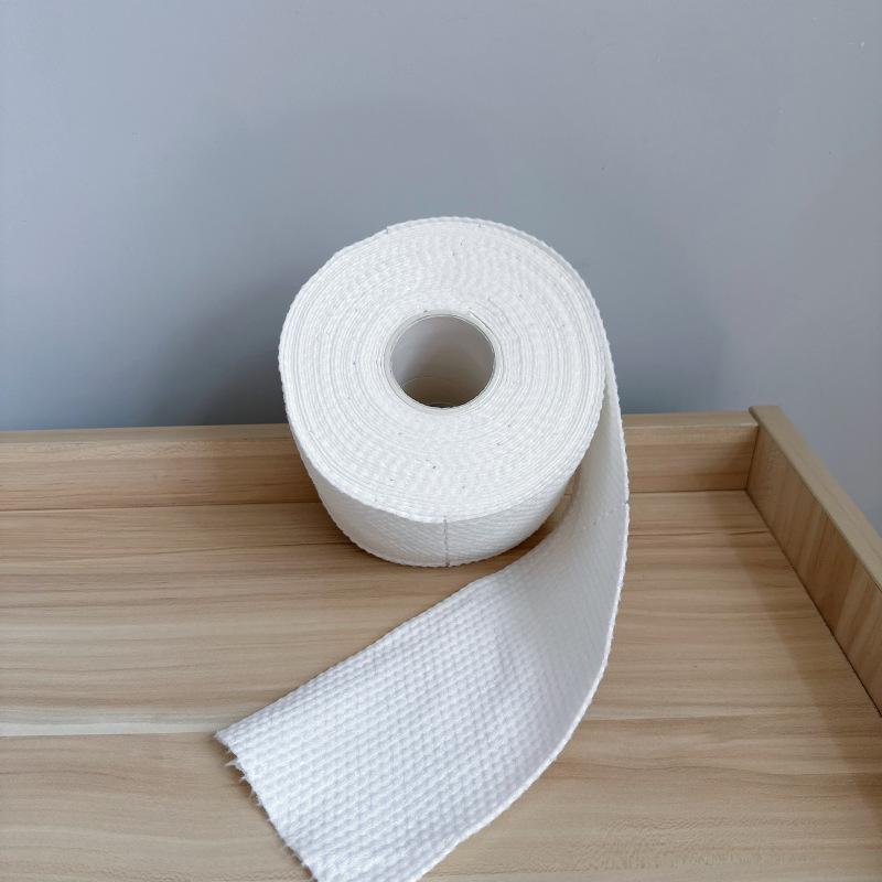 

Мягкое, подвесное хлопковое полотенце для лица в рулоне – Жемчужный узор, Одноразовые косметические полотенца для снятия макияжа, Гипоаллергенные и нежные для лица.