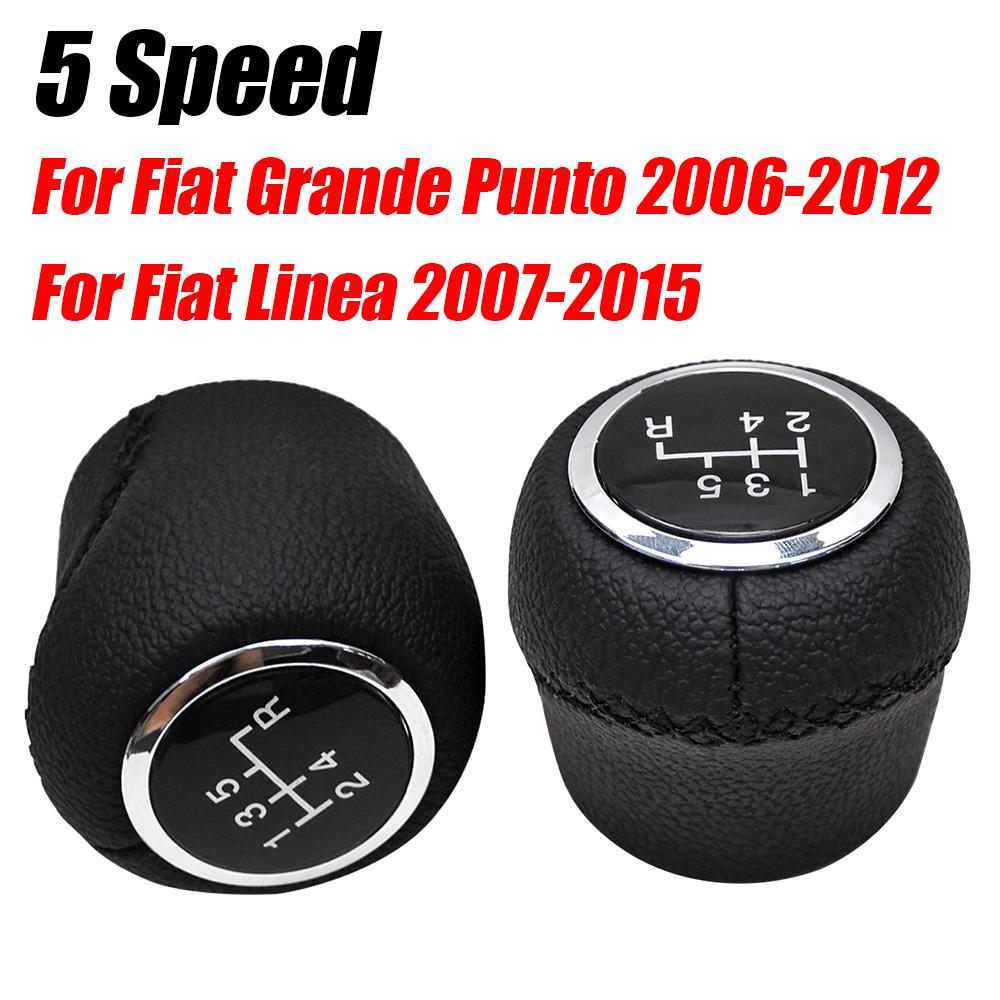 For Fiat Grande Punto 2006-2012 Linea 2007-2015 New 5 / 6 Speed Manual Car Gear Shift Knob Shifer Lever Change Head