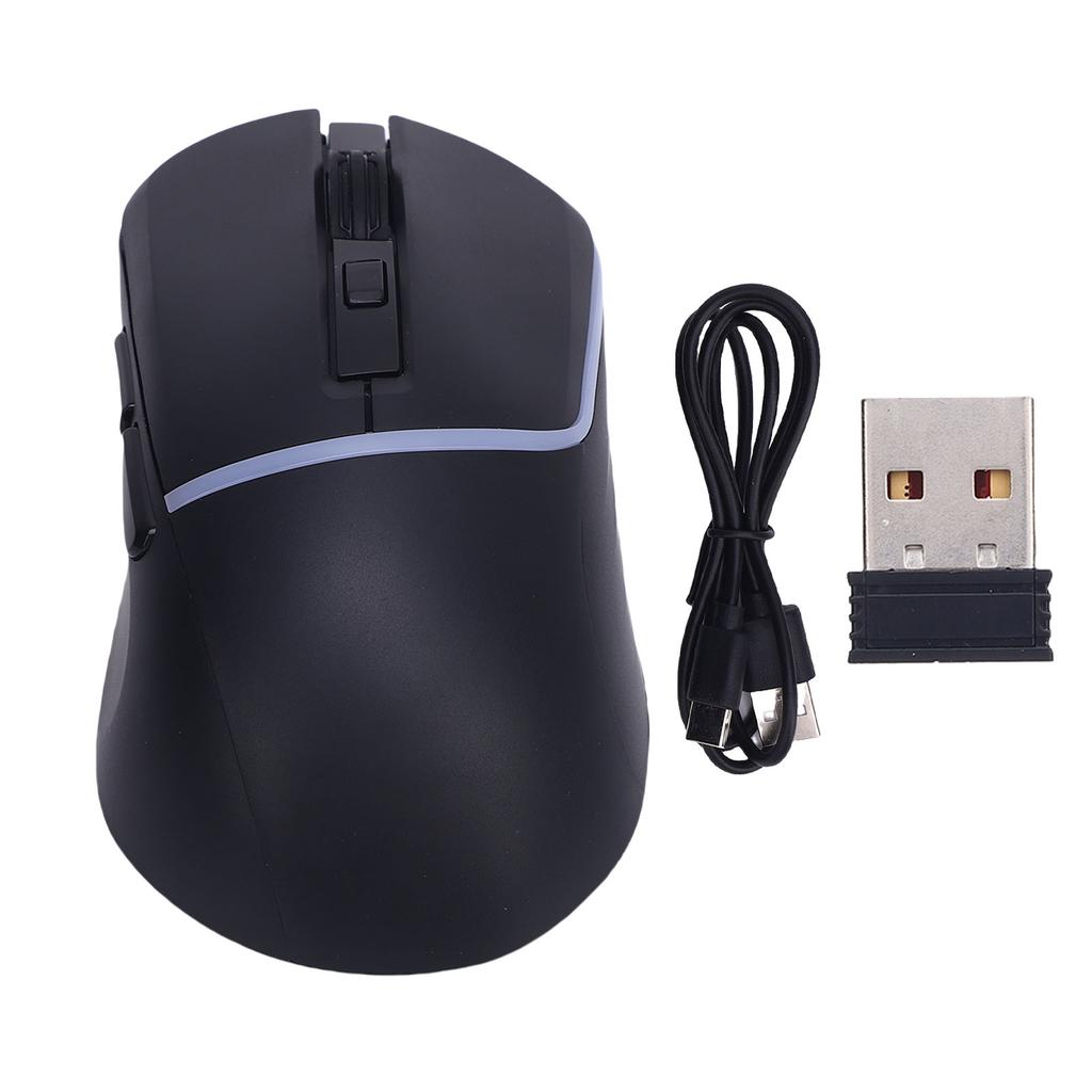 M96 Wireless Gaming Mouse 3 Modes Wired 2.4G BT5.3 Optical Mouse with 6 Programmable Buttons 7200 DPI USB Receiver for